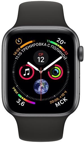 Apple Watch S4 Sport 40mm (серый космос)