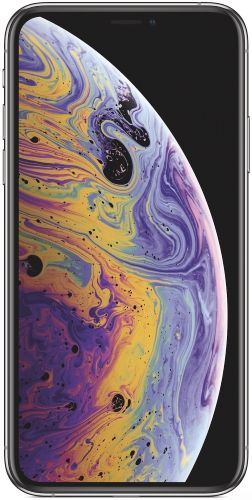 Apple iPhone XS Silver вид спереди